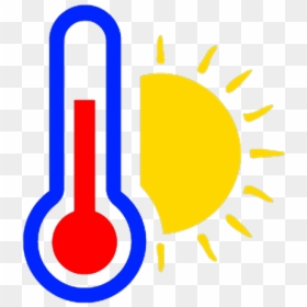 Temperature Icon Heat Png Download Transparent - Heat And Temperature Transparent Png, Png Download - sensor icon png
