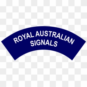 Royal Australian Signals Battledress Flash No Border - Circle, HD Png Download - royal border png