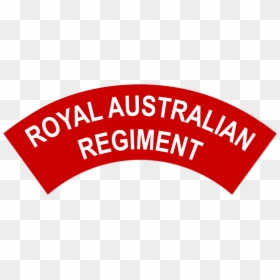 Royal Australian Regiment Battledress Flash No Border - Regiment, HD Png Download - royal border png