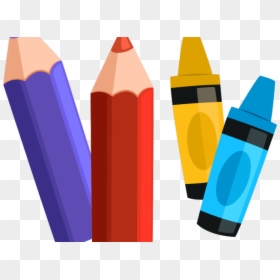 Cartoon Crayons And Pencils, HD Png Download - pencil cartoon png