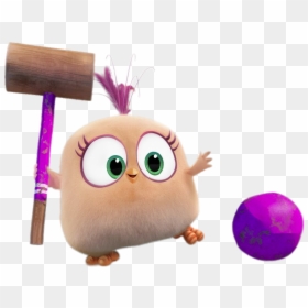 Angry Birds Blues Character Arianna Playing Cricket - Angry Birds Blues Party, HD Png Download - anime hat png