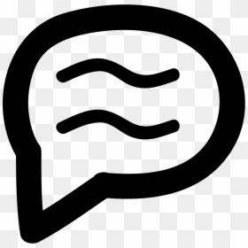 Speech Bubble With Text Doodle, HD Png Download - speech bubble icon png