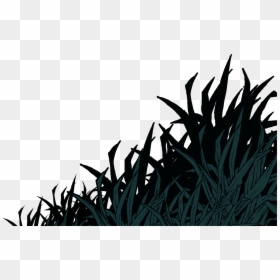 Transparent Grass Silhouette Png - Grass, Png Download - black grass png