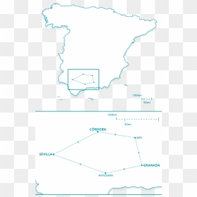 St Mapa Tour - Map Of Spain, HD Png Download - tour icon png