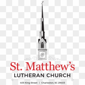 Transparent Church Steeple Png - St Matthews Lutheran Church, Png Download - church steeple png