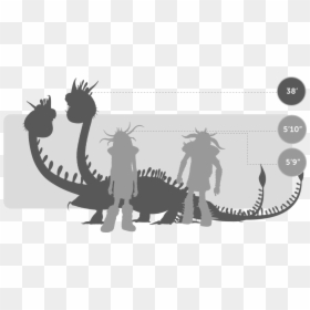 Ruff And Tuff With Barf And Belch Height Chart - Train Your Dragon Hideous Zippleback, HD Png Download - height png