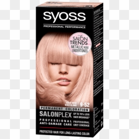 Syoss Com Color Salonplex Salontrends 9 52 Gold Rose - Syoss Hair Color Blonde, HD Png Download - amber rose png