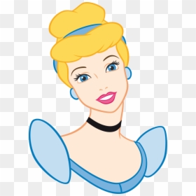 Transparent Throat Clipart - Disney Princess Cinderella Face, HD Png Download - cinderela png