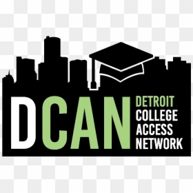 Detroit College Access Network, HD Png Download - detroit skyline png
