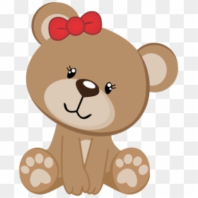 Transparent Teddy Bear Vector Png - Ursinha Png Fundo Transparente, Png Download - coroa rosa png