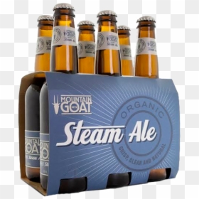 Two 6 Packs Of Mountain Goat Organic Steam Ale For - Mountain Goat Hightail Ale, HD Png Download - miller lite bottle png
