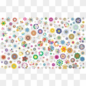 Clip Art Flower Background, HD Png Download - abstract pattern png