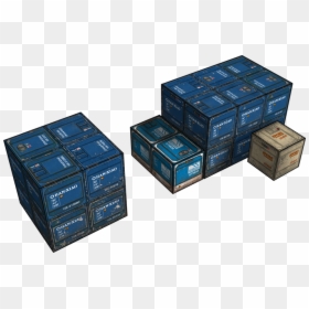 Transparent Crates Png - Sci Fi Crates Papercraft, Png Download - crates png