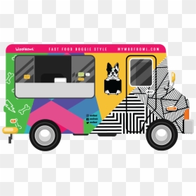 Woofbowltruckicon - Cartoon, HD Png Download - food truck icon png