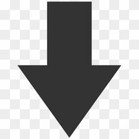 Svg Down Arrow, HD Png Download - gray arrow png