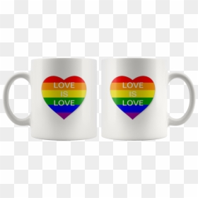 Lgbt Flag Coffee Mug Png, Transparent Png - gay rainbow png