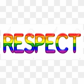 #respect #rainbow# Gay #lgbt - Graphic Design, HD Png Download - gay rainbow png
