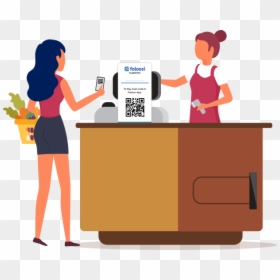 Tab - Smile Qr Payment, HD Png Download - scan code png