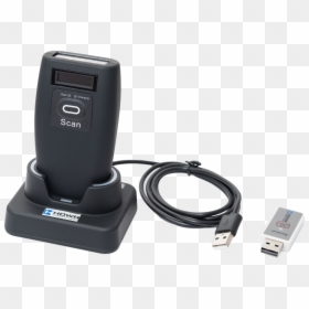 Wireless Barcode Scanner 2d Wifi/ Bluetooth Docking - Data Transfer Cable, HD Png Download - scan code png