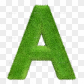 Transparent Fancy Letter A Png - Grass Alphabet Letters Png, Png Download - fancy letter a png