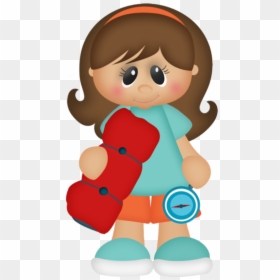 Clipart Baby Camping - Cartoon, HD Png Download - camping clipart png