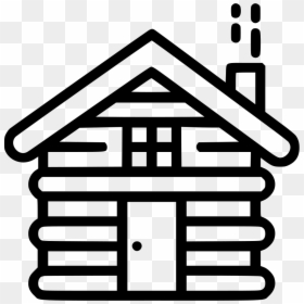 Cabin - Cabin Icon Png, Transparent Png - cabin icon png