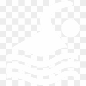 Swimming Pool Icon White , Transparent Cartoons - Swim Icon Png White, Png Download - swimming icon png