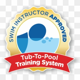 Swim Instructor Approved Logo - Illustration, HD Png Download - swimming icon png