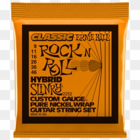 Ernie Ball Hybrid Slinky Classic Rock N Roll Pure Nickel, HD Png Download - slinky png