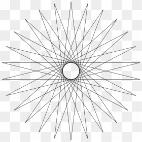 20 Sided Star Polygon, HD Png Download - 8 pointed star png