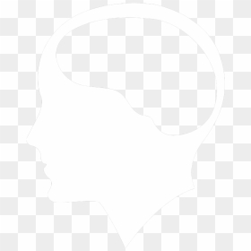 Transparent Brain Silhouette Png, Png Download - brain silhouette png