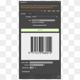Barcode And Qrcode 1d/2d Barcode Powerscript Plugin - Barcode Illustrator Plugin, HD Png Download - barcode vector png