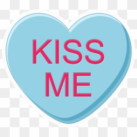 Heart, HD Png Download - kiss me png