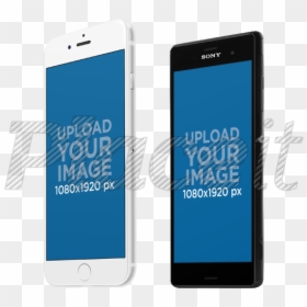 Clip Art Placeit Iphone And Set - Samsung Galaxy, HD Png Download - phone mockup png