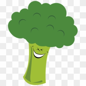 Vegetables Clipart Brocoli - Smiling Vegetables Png, Transparent Png - vegetables clipart png