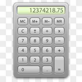 Mac Os X Calculator Icon, HD Png Download - calculadora png