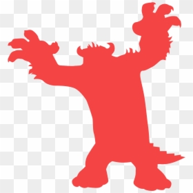 Monster Silhouette, HD Png Download - monster silhouette png