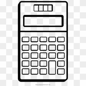 Calculator Coloring Page - Dibujos De Calculadoras Para Colorear, HD Png Download - calculadora png