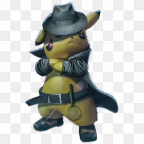 #pickachu #detectivepikachu #pokemon #detective #yellow - Detective Pikachu 2019, HD Png Download - detective hat png
