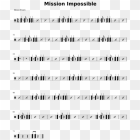 Shaun Martin Yellow Jacket Sheet Music, HD Png Download - mission impossible png