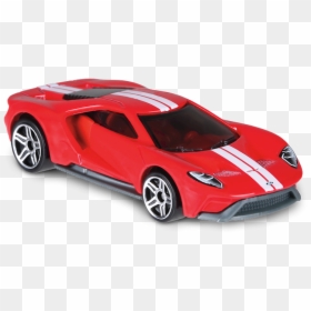 Hw Exotics Hot Wheels Ford Gt Red, HD Png Download - hot wheels car png
