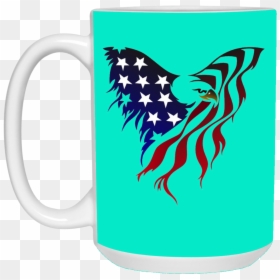 Transparent American Flag Eagle Png - Eagle Thin Blue Line, Png Download - mexico flag eagle png