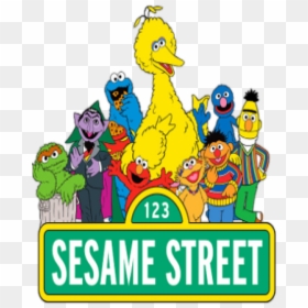 Elmo Big Bird Count Von Count Sesame Street Characters - Sesame Street Characters Png, Transparent Png - big bird face png