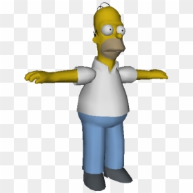 Download Zip Archive - Homer Simpson T Pose, HD Png Download - homero simpson png