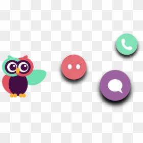 Owl Calls Logo-04, HD Png Download - big bird face png