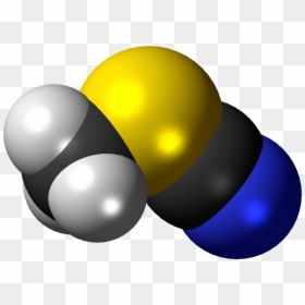 Methyl Thiocyanate 3d Spacefill - Sphere, HD Png Download - k2so png