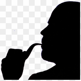 Transparent Smoke Stock Png - Woman Silhouette Smoking Png Transparent, Png Download - smoke silhouette png