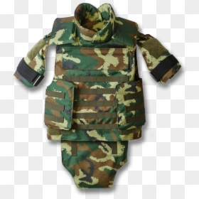 Military Armed Police Woodland Camouflage Protective - Bulletproof Vest, HD Png Download - bullet proof vest png
