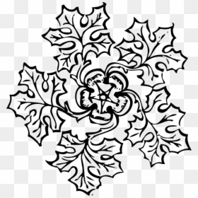 Pot Leaf Coloring Pages - Shadow Drawing Beautiful Flowers, HD Png Download - pot leaf outline png
