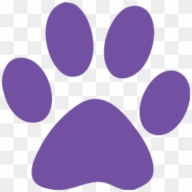 Custom Cat Paw Temporary Tattoos - Purple Cat Paw Print, HD Png Download - huella png